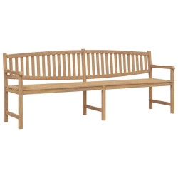 Banc de jardin 228x59,5x90 cm bois de teck solide 556778556778
