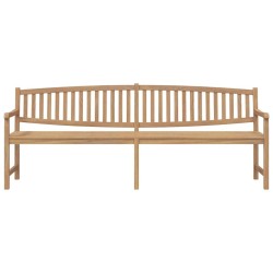 Banc de jardin 228x59,5x90 cm bois de teck solide 556778556778