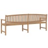 Banc de jardin 228x59,5x90 cm bois de teck solide 556778556778