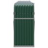 Porte-bûches Vert 300x45x100 cm Acier galvanisé 556781556781