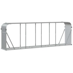 Porte-bûches Gris clair 300 x 45 x 100 cm Acier galvanisé 556782556782