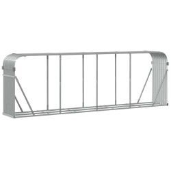 Porte-bûches Gris clair 300 x 45 x 100 cm Acier galvanisé 556782556782