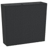 Jardinière et intérieur amovible anthracite 12 /44 L rotin PP 556783556783