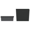 Jardinière et intérieur amovible anthracite 12 /44 L rotin PP 556783556783