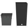 Jardinière et intérieur amovible anthracite 11/26,5 L rotin PP 556796556796