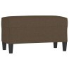 Banc Marron 70x35x41 cm Tissu 556801556801