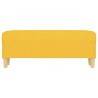 Banc Jaune clair 100x35x41 cm Tissu 556807556807