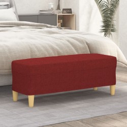 Banc Rouge bordeaux 100x35x41 cm Tissu 556808556808