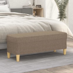 Banc Taupe 100x35x41 cm Tissu 556809556809