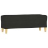 Banc Noir 100x35x41 cm Tissu 556810556810