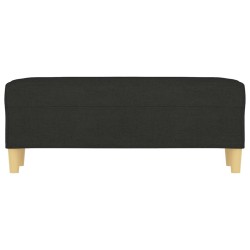 Banc Noir 100x35x41 cm Tissu 556810556810