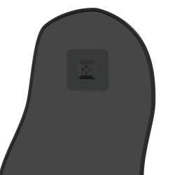 Miroir mural Noir 60x25 cm 556815556815