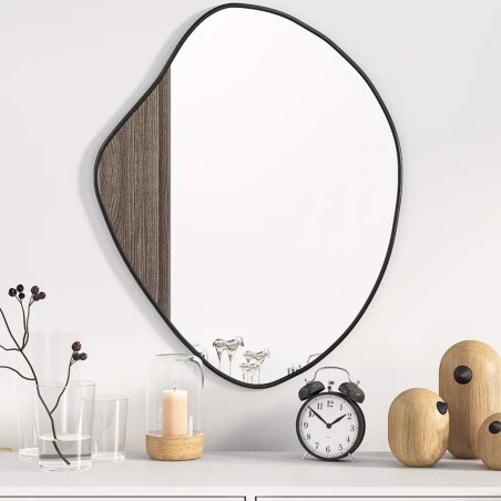 Miroir mural Noir 60x50 cm 556820556820