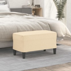Banc Crème 70x35x41 cm Tissu 556826556826