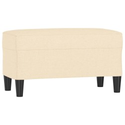 Banc Crème 70x35x41 cm Tissu 556826556826