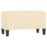 Banc Crème 70x35x41 cm Tissu 556826556826