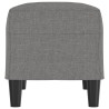 Banc Gris foncé 70x35x41 cm Tissu 556827556827