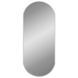 Miroir mural Argenté 70x30 cm Ovale 556831556831
