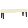 Banc Crème 100x30x30 cm Similicuir 556837556837