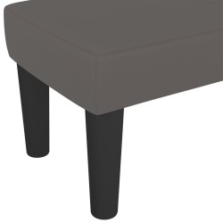 Banc Gris 100x30x30 cm Similicuir 556838556838