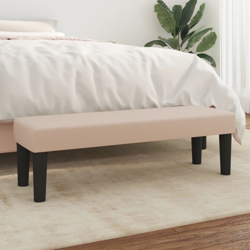 Banc Cappuccino 100x30x30 cm Similicuir 556839556839