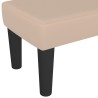 Banc Cappuccino 100x30x30 cm Similicuir 556839556839