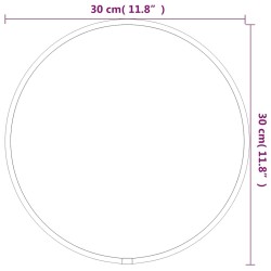 Miroir mural Argenté Ø 30 cm Rond 556840556840