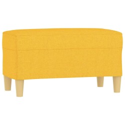 Banc Jaune clair 70x35x41 cm Tissu 556843556843