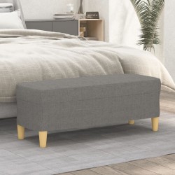 Banc Gris foncé 100x35x41 cm Tissu 556845556845