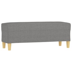 Banc Gris foncé 100x35x41 cm Tissu 556845556845