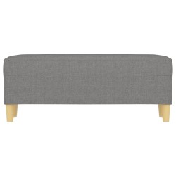 Banc Gris foncé 100x35x41 cm Tissu 556845556845