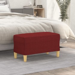 Banc Rouge bordeaux 70x35x41 cm Tissu 556848556848