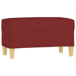 Banc Rouge bordeaux 70x35x41 cm Tissu 556848556848
