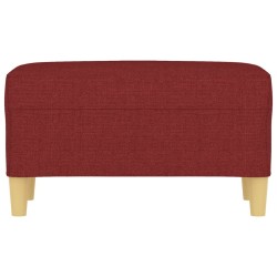 Banc Rouge bordeaux 70x35x41 cm Tissu 556848556848