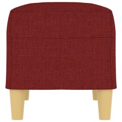 Banc Rouge bordeaux 70x35x41 cm Tissu 556848556848