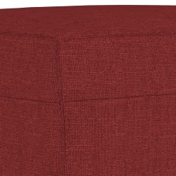 Banc Rouge bordeaux 70x35x41 cm Tissu 556848556848