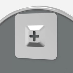 Miroir mural Argenté Ø 40 cm Rond 556849556849