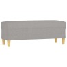 Banc Gris clair 100x35x41 cm Tissu 556851556851