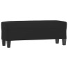 Banc Noir 100x35x41 cm Tissu microfibre 556856556856