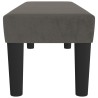Banc Gris foncé 100x30x30 cm Velours 556857556857