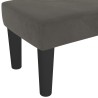 Banc Gris foncé 100x30x30 cm Velours 556857556857