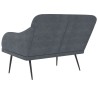 Banc Gris foncé 110x76x80 cm Velours 556859556859