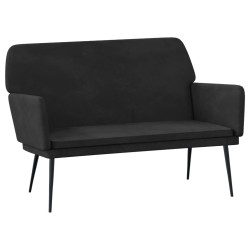 Banc Noir 108x79x79 cm Velours 556861556861