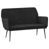 Banc Noir 108x79x79 cm Velours 556861556861