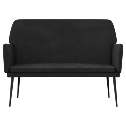 Banc Noir 108x79x79 cm Velours 556861556861
