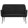 Banc Noir 108x79x79 cm Velours 556861556861