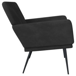 Banc Noir 108x79x79 cm Velours 556861556861