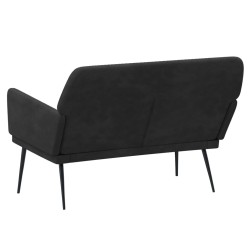 Banc Noir 108x79x79 cm Velours 556861556861