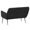 Banc Noir 108x79x79 cm Velours 556861556861