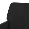 Banc Noir 108x79x79 cm Velours 556861556861